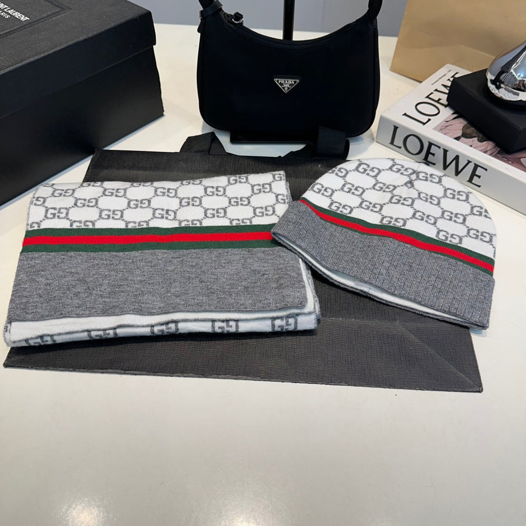 G/G 2-piece Set Beanie + Scarf