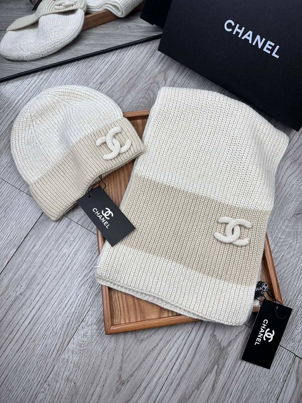 CC Beanie+Scarf Set 2pcs (1123329379)