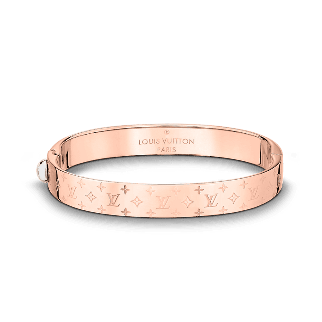 18K Louis Vuitton Nanogram Cuff Bracelet