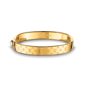 18K Louis Vuitton Nanogram Cuff Bracelet