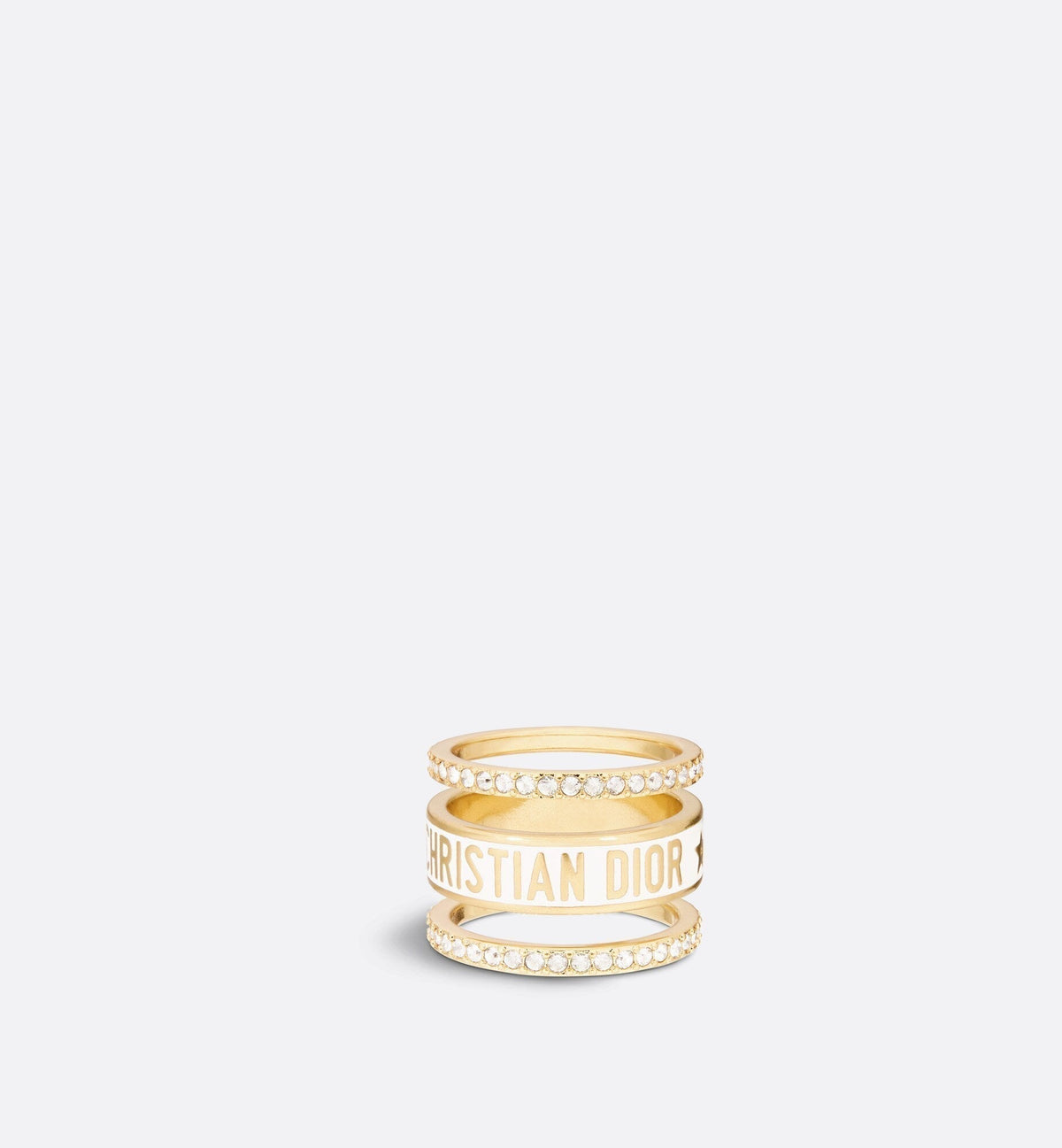 18K Dior Code Ring Set