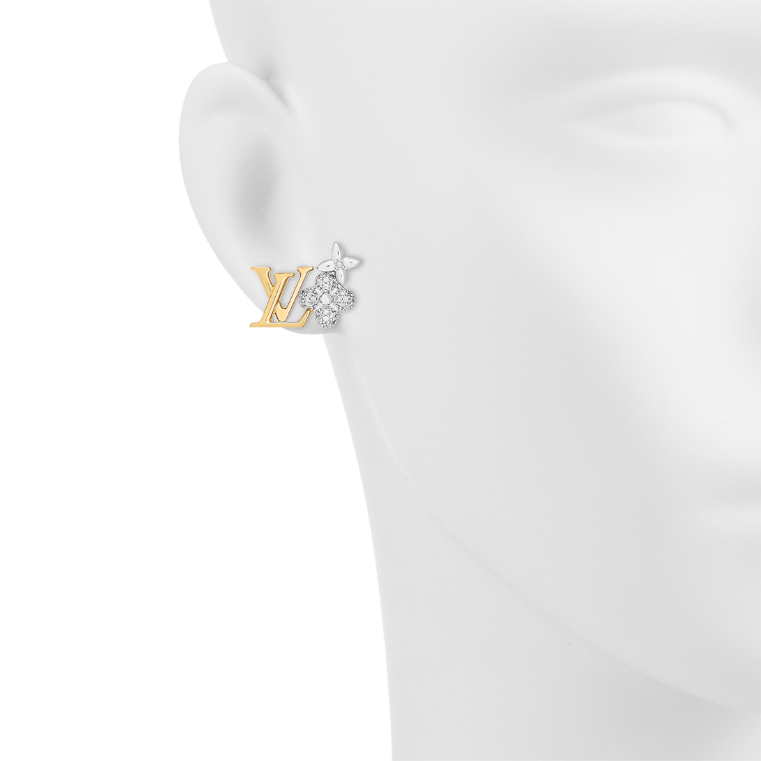 18K Louis Vuitton Gram Earrings