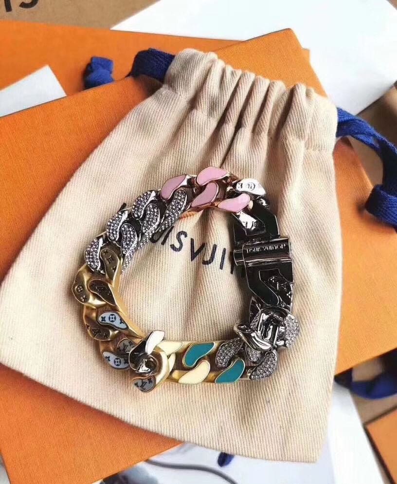 18K Louis Vuitton Monochain Soapy Bracelet