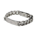 18K Louis Vuitton Monogram Logo Chain Bracelet