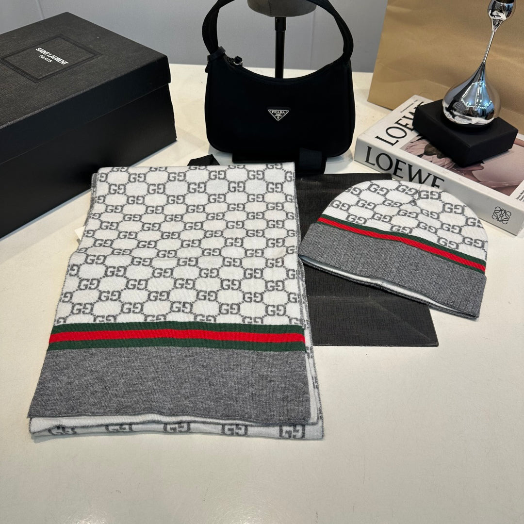 G/G 2-piece Set Beanie + Scarf