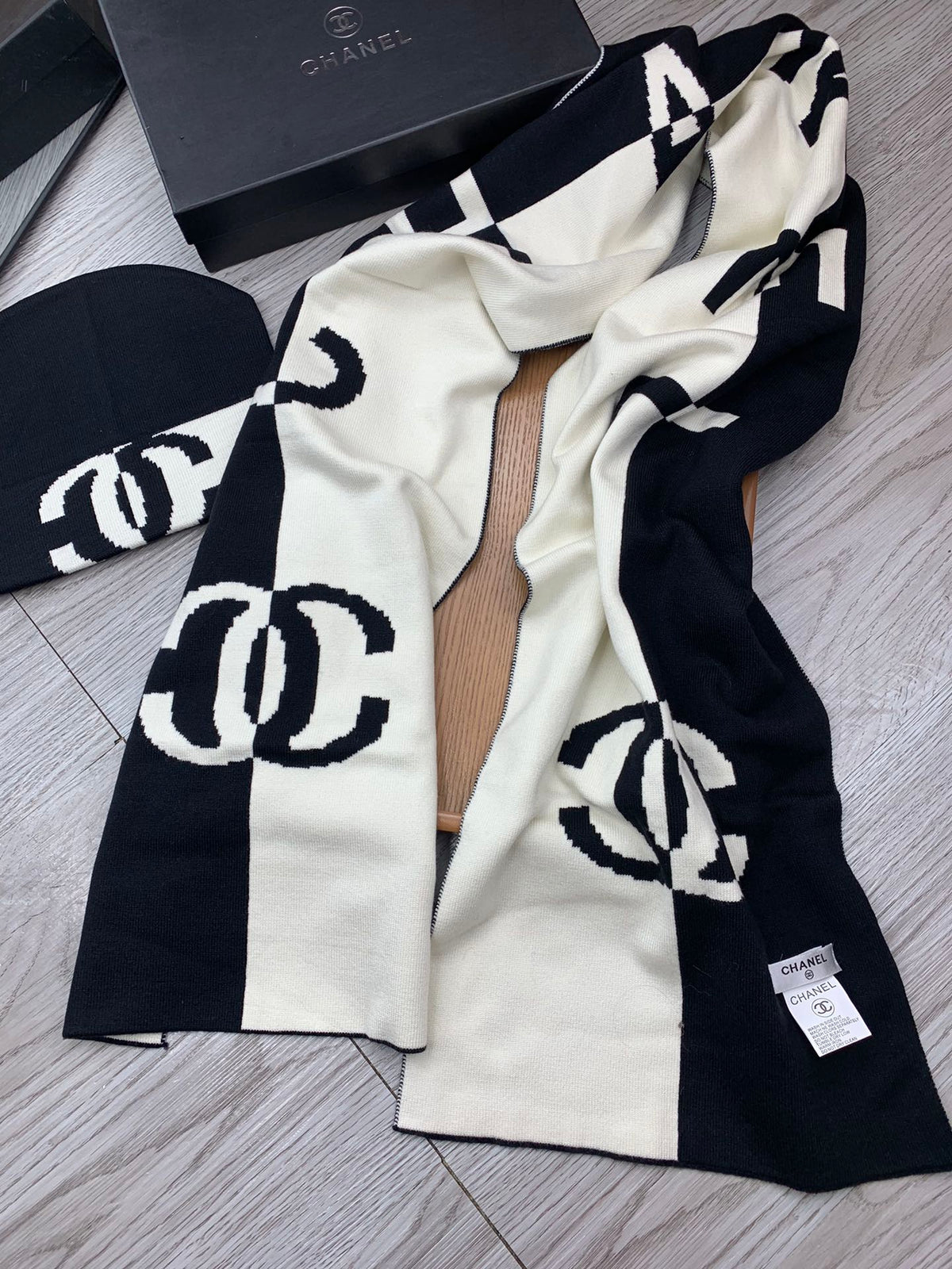 Beanie and Scarf Stylish two-piece set