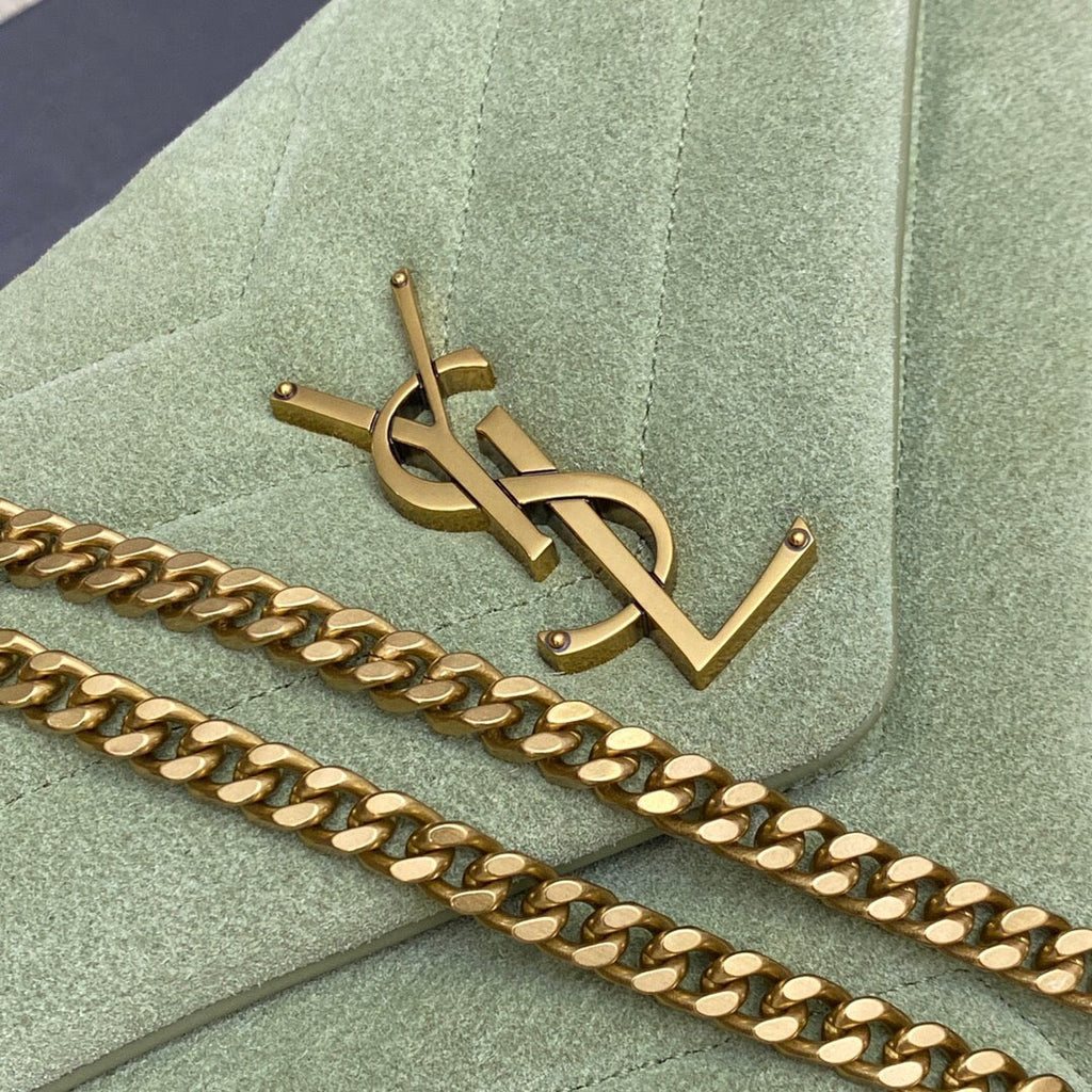 Soft sage suede crossbody 688019190