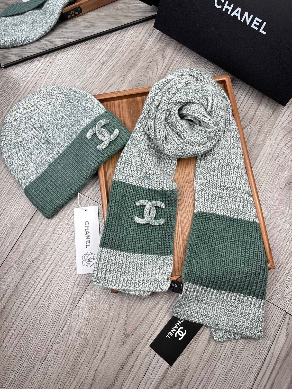 CC Beanie Scarf Set 2pcs (1123329263)