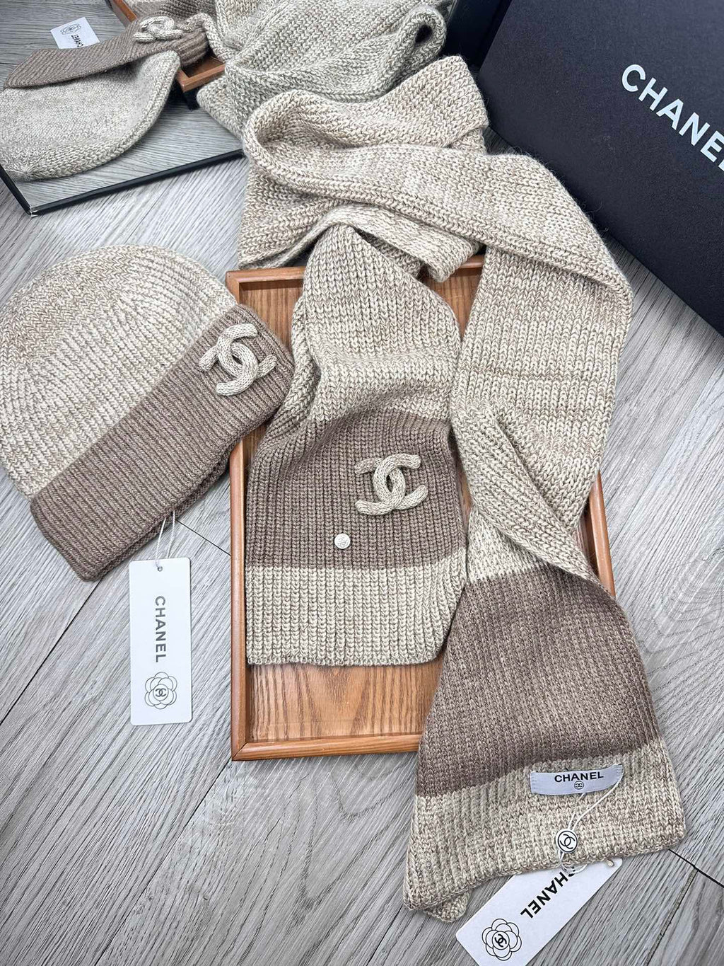 CC Beanie + Scarf Set (1123329473)