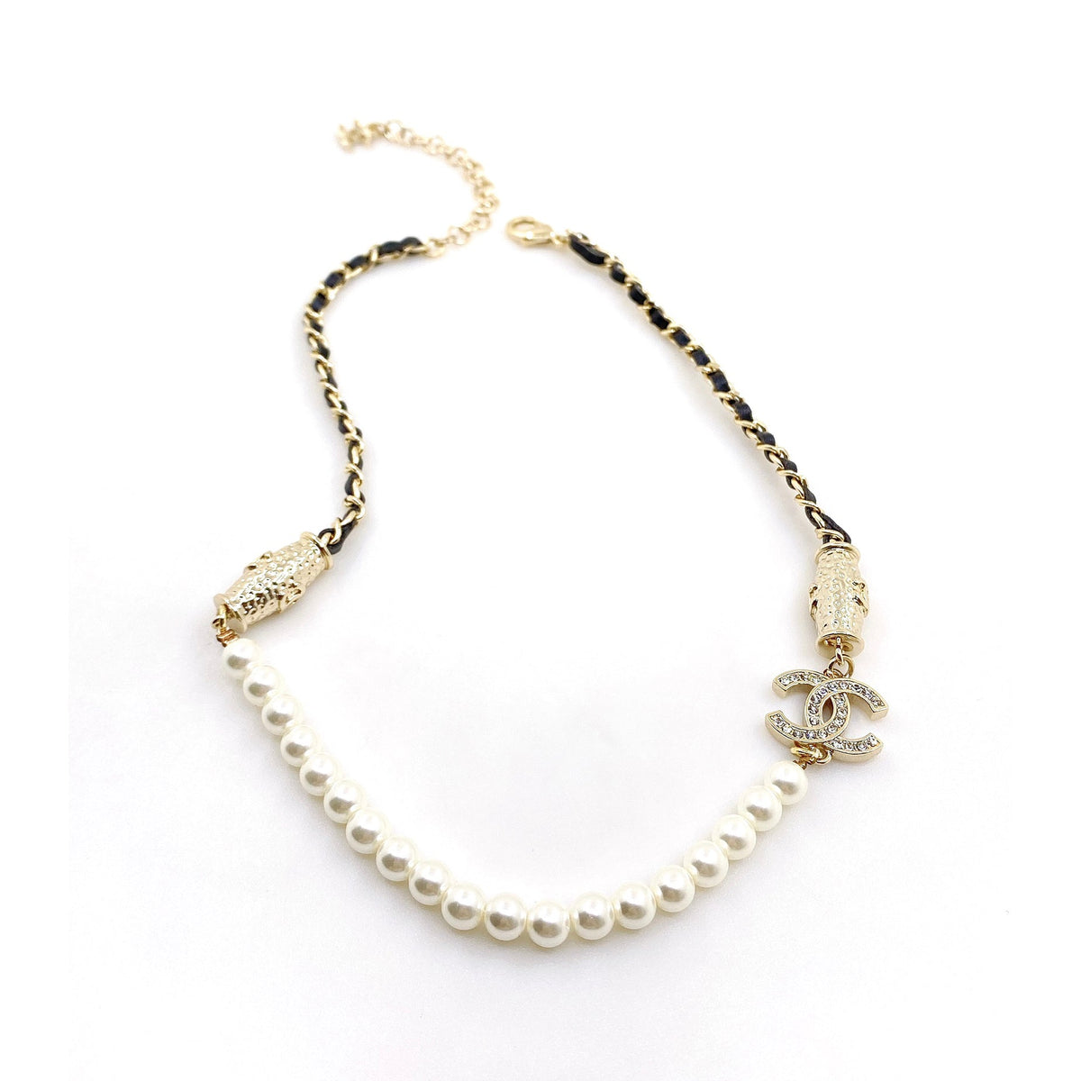 18K  Chanel Crystals Choker Necklace