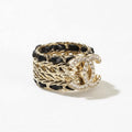 18K  Chanel Strass Diamond Ring