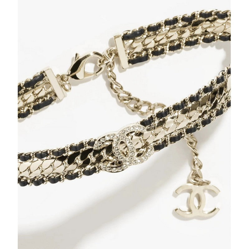 18K  Chanel Strass Necklace