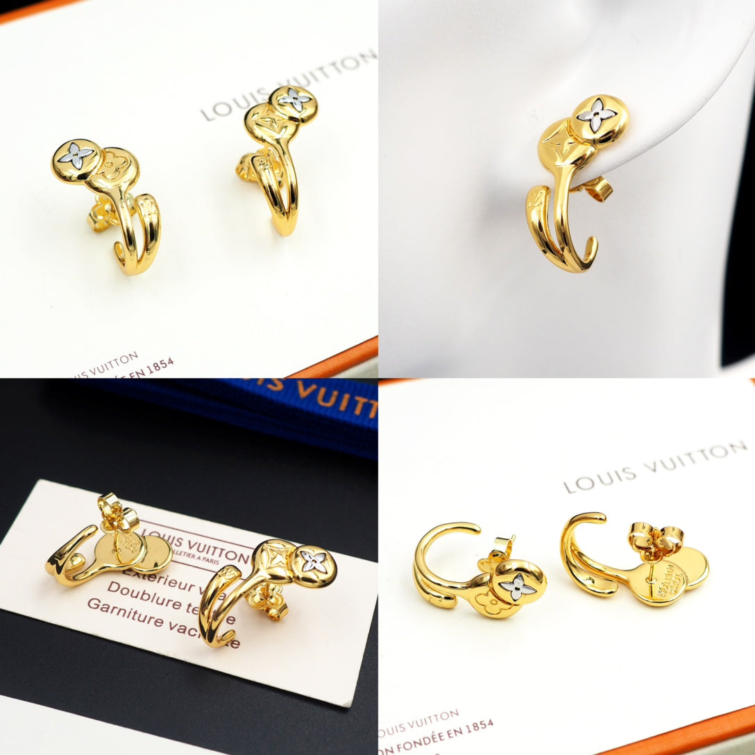18k Louis Vuitton Symphony Earrings