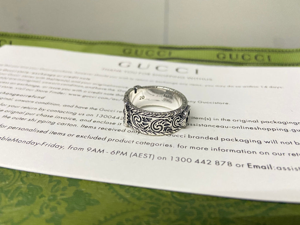 Double Gucci Garden Gatto Ring