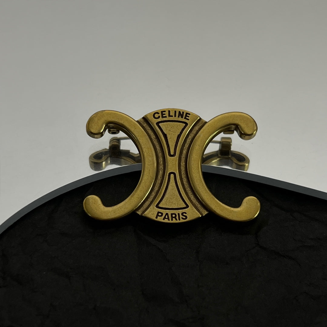 18K Celine Vintage Brooch