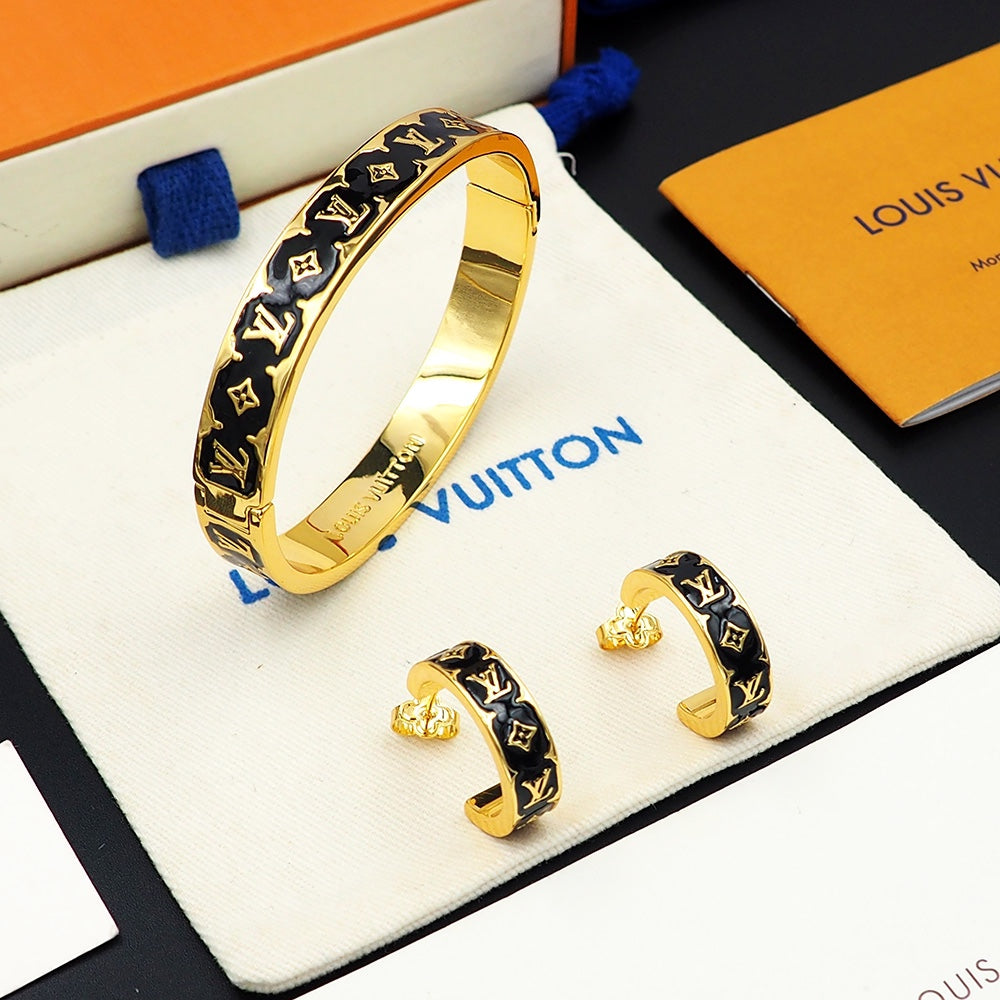 18K Louis Vuitton Color Monogram Bracelet