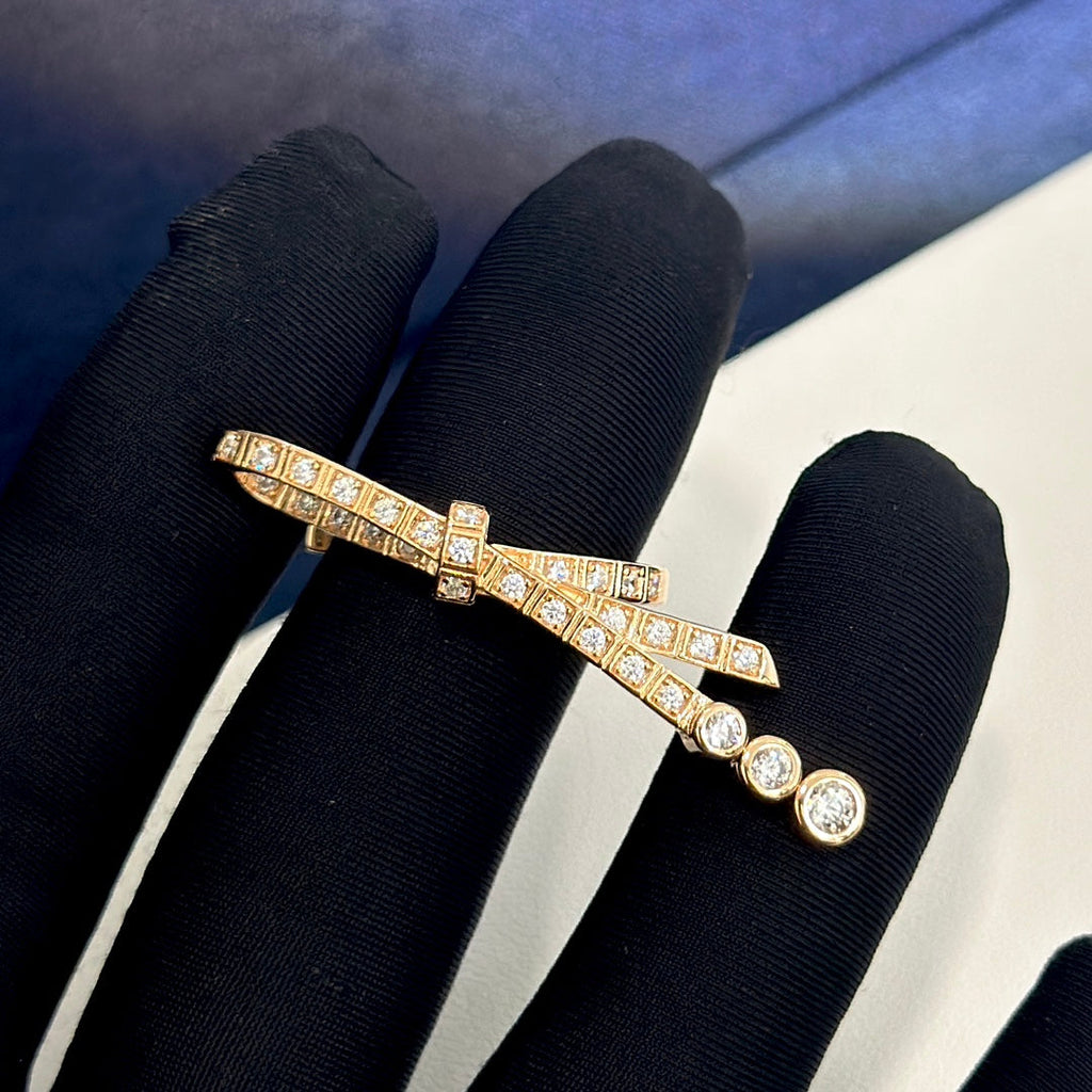 18K  Chanel Ruban Diamonds Ring