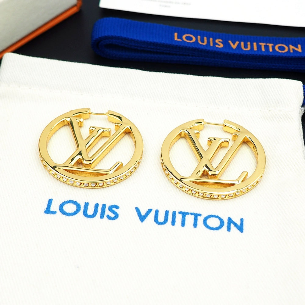 18K Louis Vuitton Louise Pearls Earrings