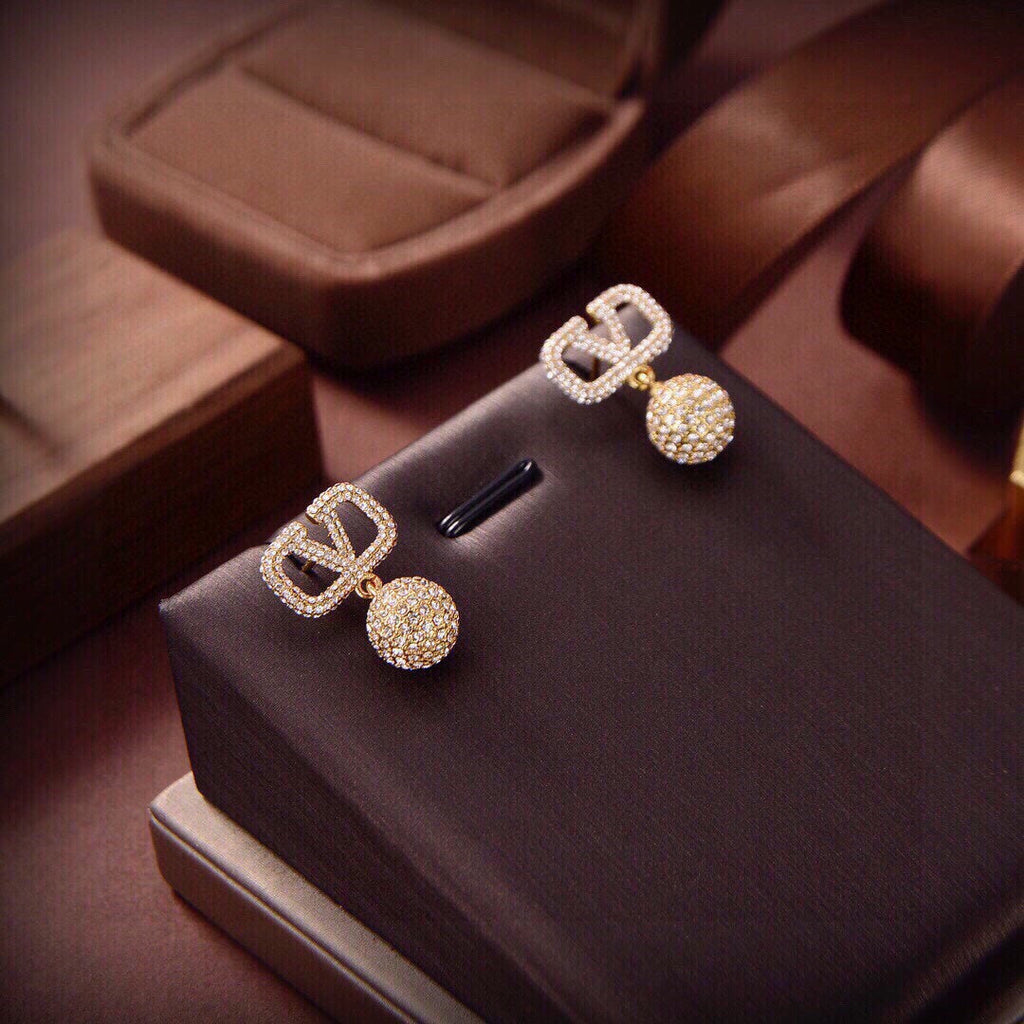 18K Valentino Diamonds Earrings