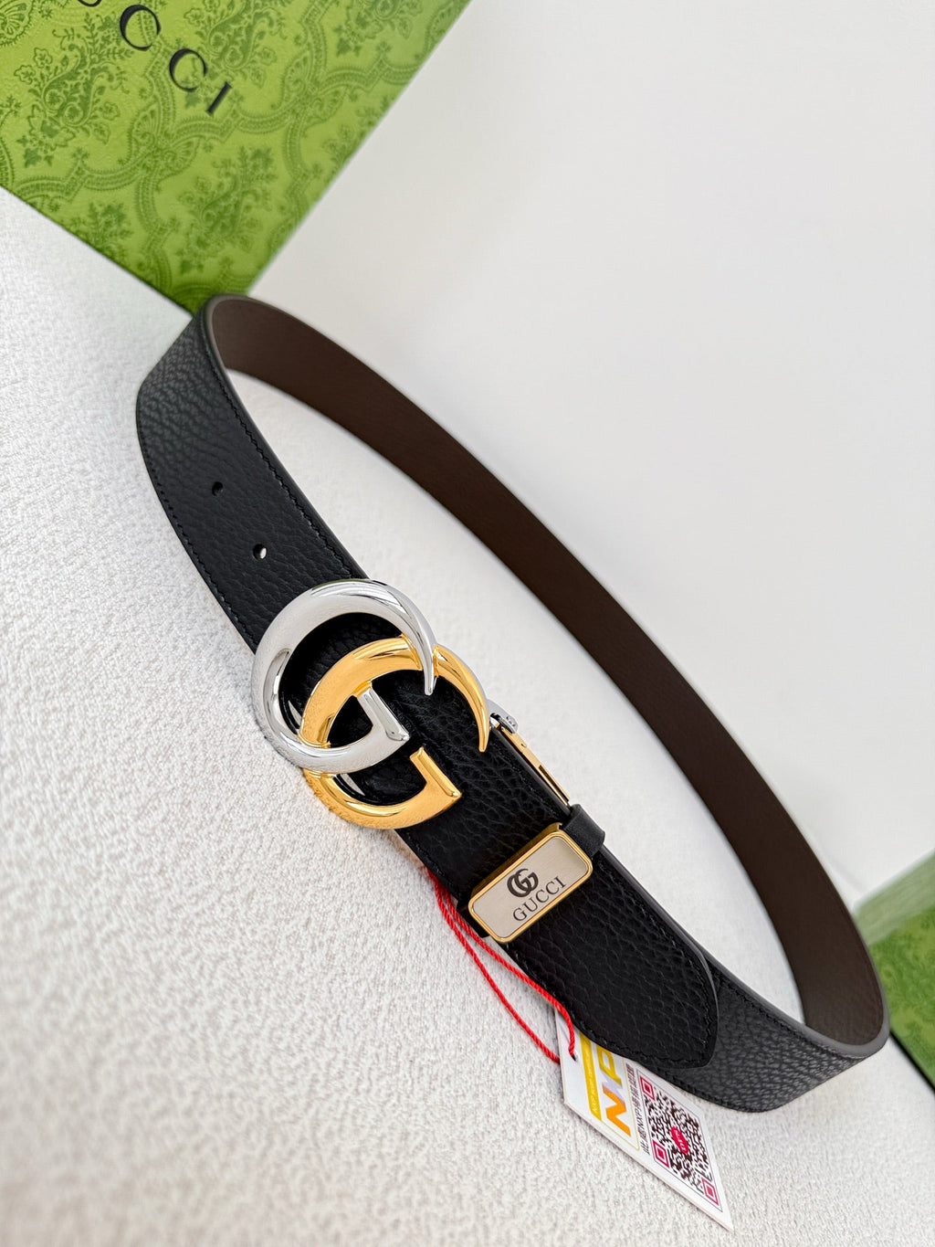 Designer Premium leather belt width 3.8cm